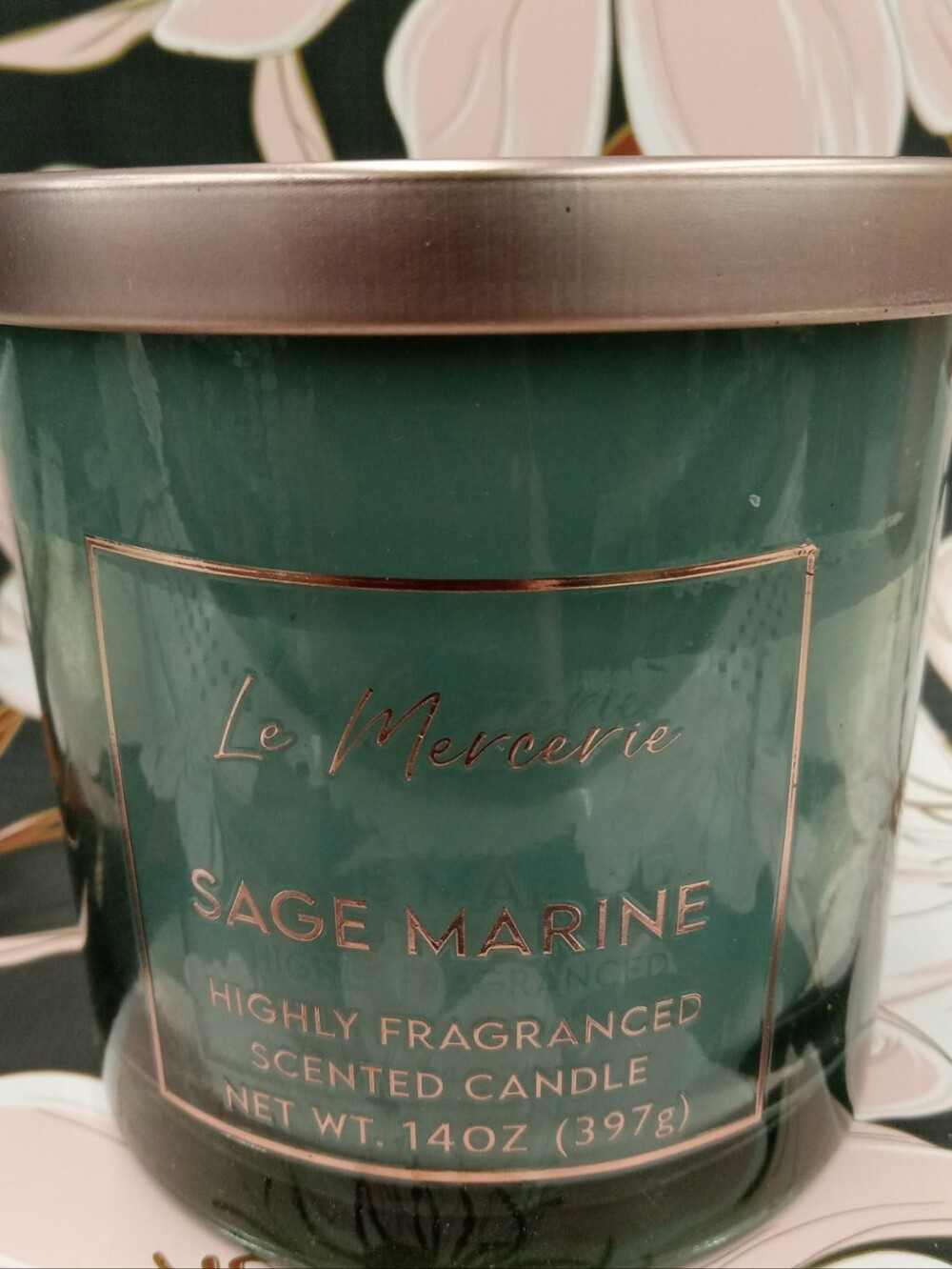 Sage Marine Scented Candle - Green